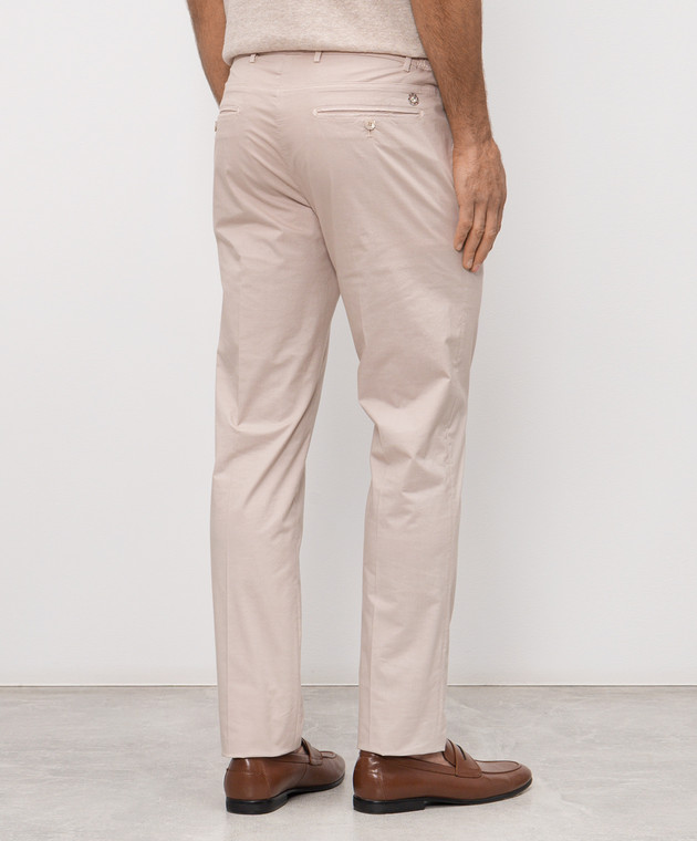 Stefano Ricci Бежевые брюки M1T6100820PACT1Q изображение 4