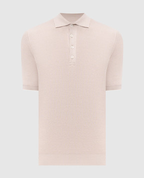 Brunello Cucinelli Бедевое поло в рубчик M29400025