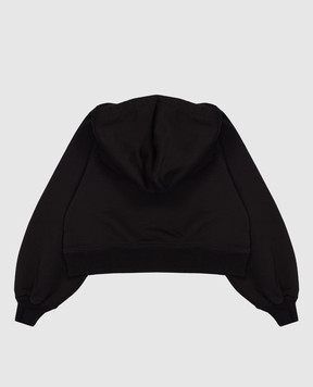 Dolce&Gabbana Дитяче чорне худі з логотипом L5JWCBG7PHM812+