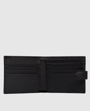 Canali Черный кожаный портмоне с логотипом NA00226P311929