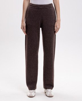 Sporty & Rich Коричневі штани з кашеміру та вовни PA02783327BR03