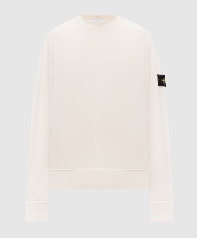 Stone Island Світшот кольору айворі L2S156100008S0051