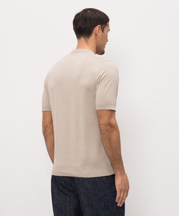 Cashmere&Whiskey Бежева футболка MB003 зображення 4