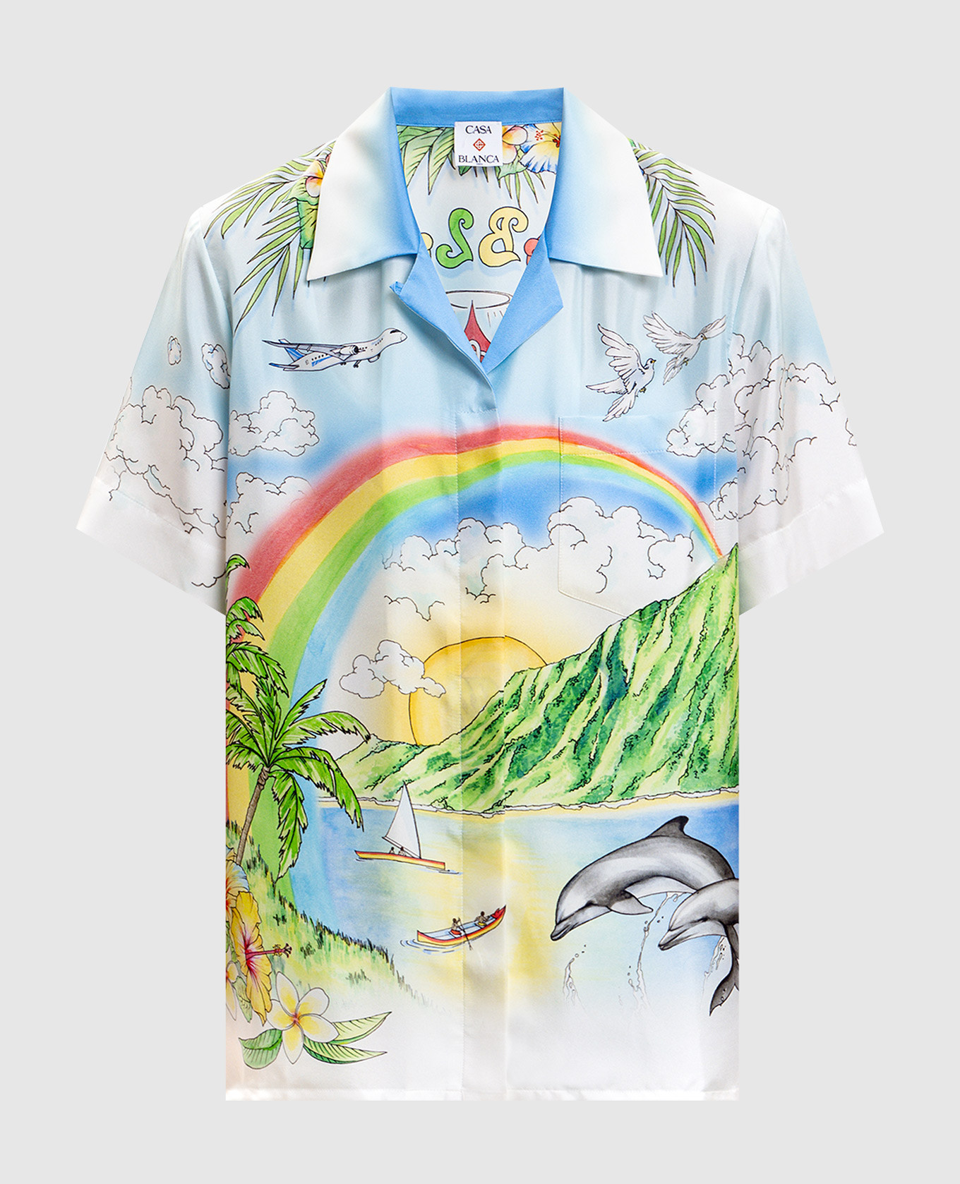 Блуза Aloha из шелка