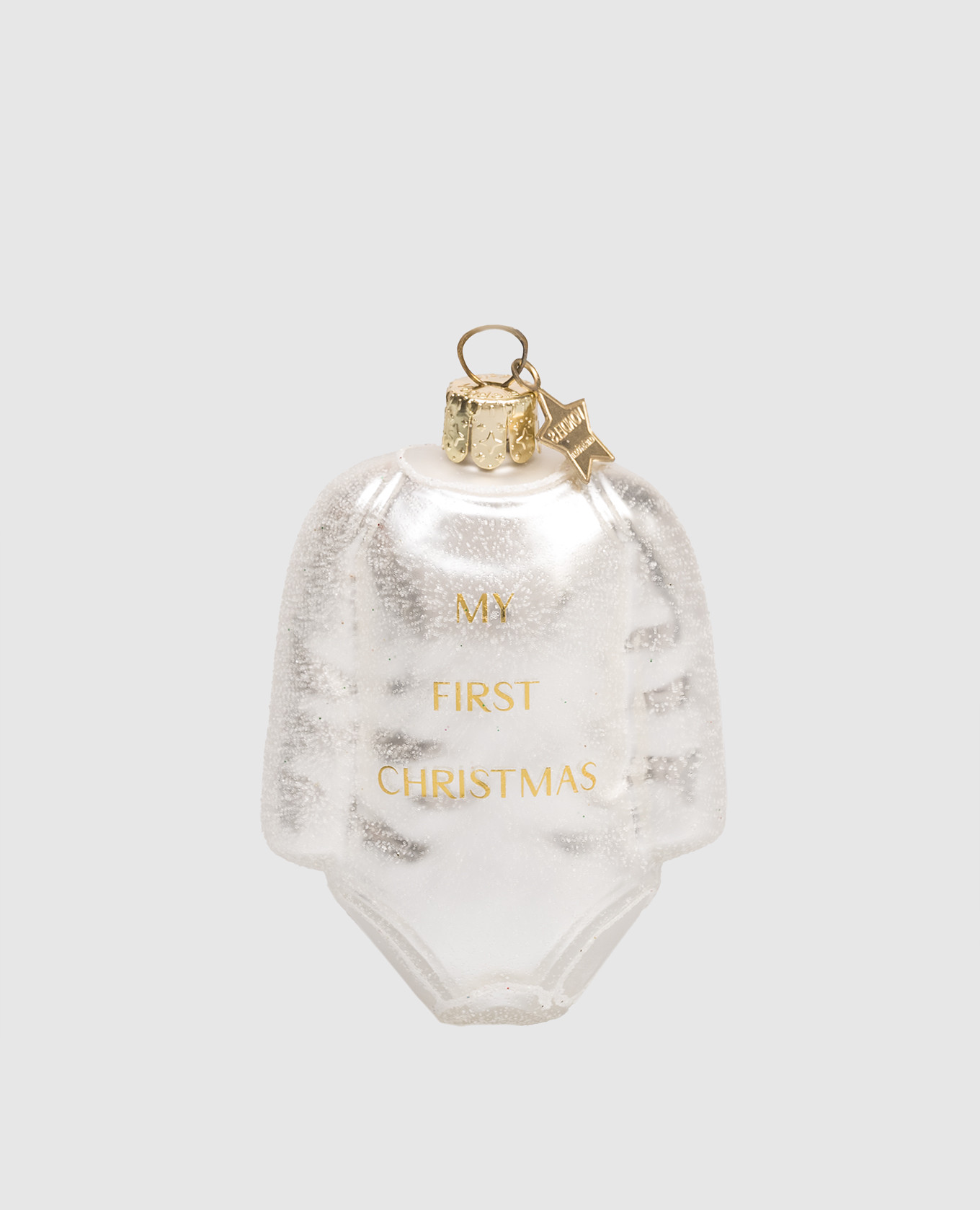 

Елочная игрушка Baby`s first Christmas, Серебристый, Елочные украшения