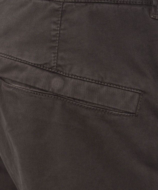 Stone Island Серые брюки карго с патчем логотипа L1S153100051S0004 изображение 5