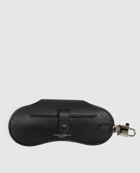 Dolce&Gabbana Черный кожаный футляр для очков BP3477A0370