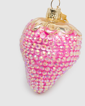 Vondels Ялинкова іграшка Strawberry в кристали 2232810060037