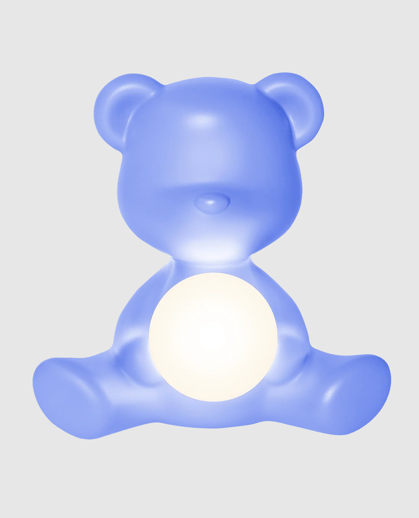 

Голубая настольная лампа Teddy Girl, Голубой, Декор