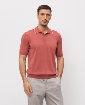 Peserico Розовое поло R59476F149173N