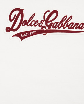 Dolce&Gabbana Детская футболка с нашивкой логотипа L4JTHVG7Q2W26