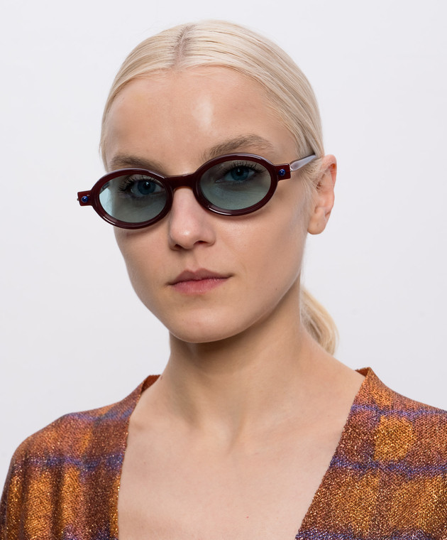 Kuboraum Коричневые солнцезащитные очки P6 KRS0P6MH0000002W изображение 2