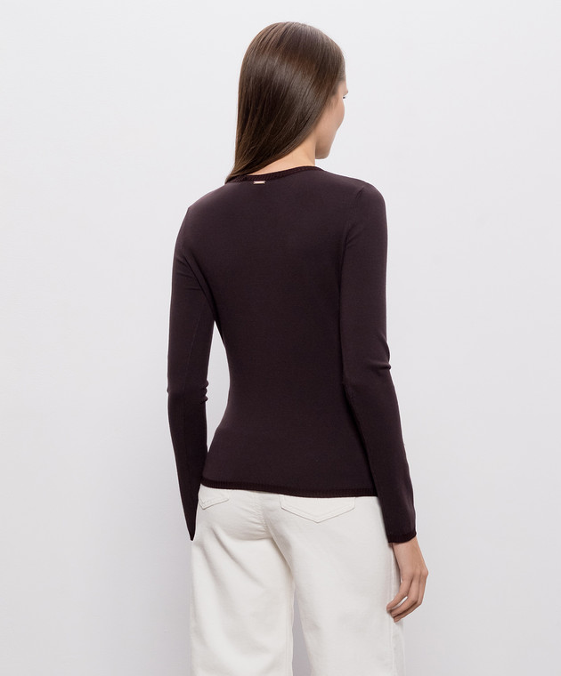 Twinset Бордовый джемпер 262TT3330 изображение 4