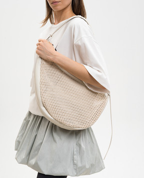 Juun.j Комбінована сумка кольору айворі JW63D4W020