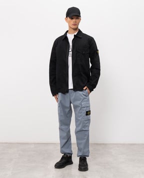 Stone Island Голубые джоггеры с патчем логотипа L1S153100031S0A10