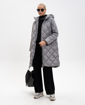 Herno Сірий пуховик з логотипом PI002099D12004Z
