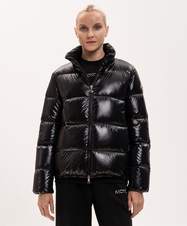 Moncler Черный пуховик Abbadia L20931A001405963V изображение 3