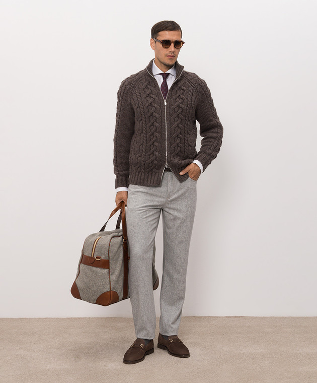 Brunello Cucinelli Рубашка белого цвета MR620S1898 изображение 2