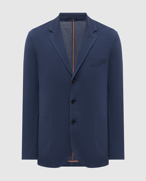 Enrico Mandelli Синий блейзер 3T521B4321