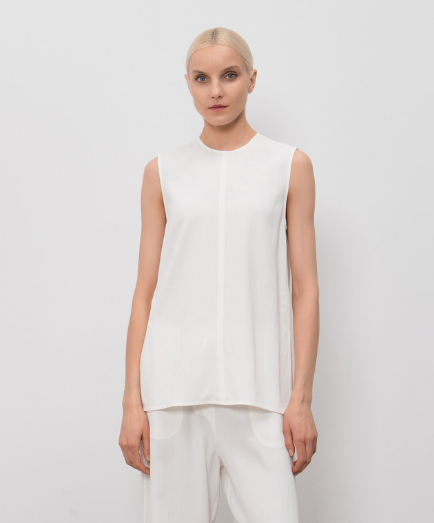 Toteme Топ кольору айворі 252WRT0508FB0192 зображення 3