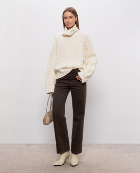 Woolrich Свитер с шерстью цвета айвори CFWWKN2061FRUF0706