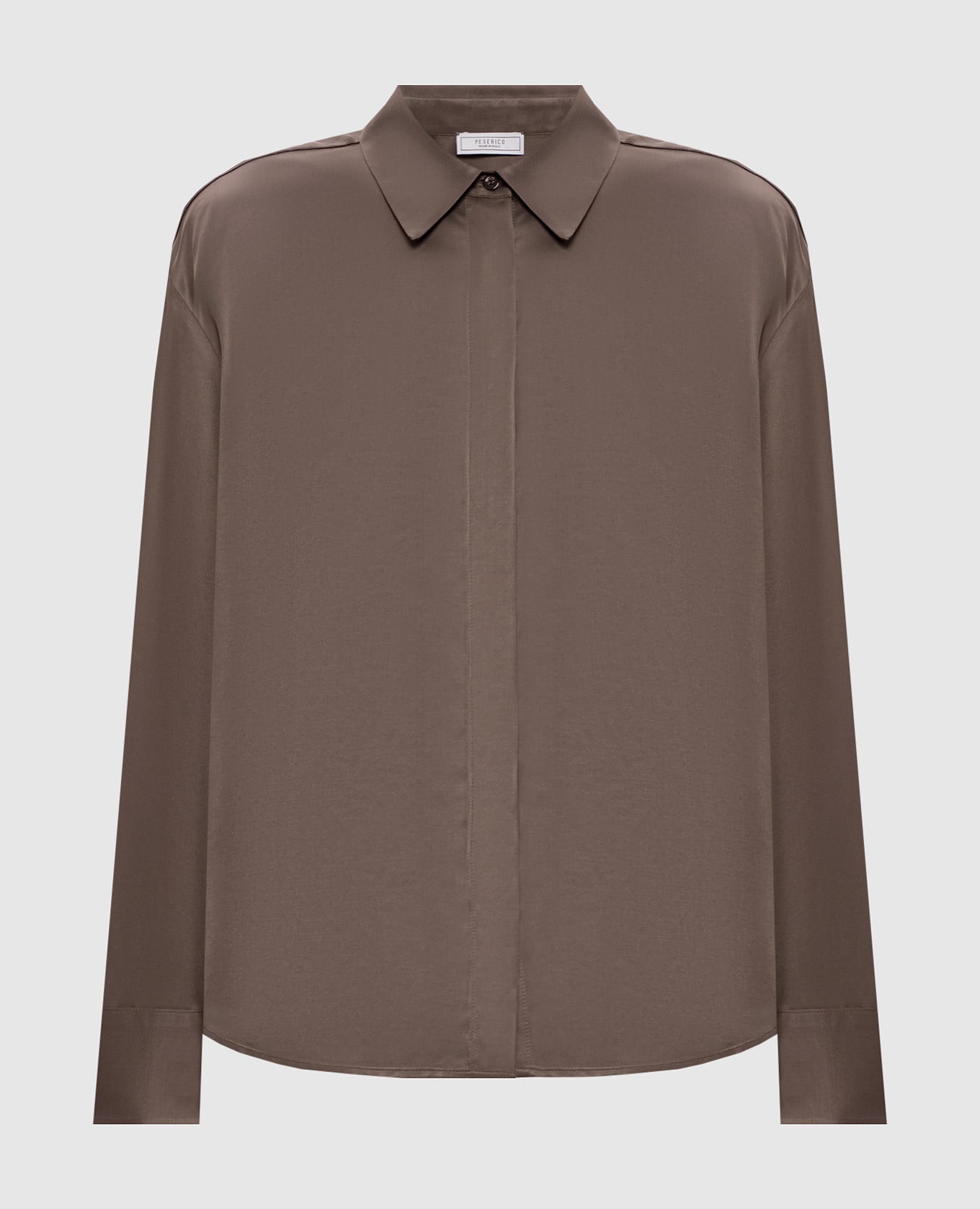 Коричнева блуза