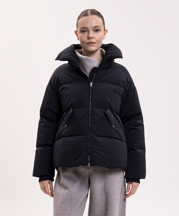 Woolrich Синій пуховик Kelly CFWWOU2230FRUT1148 зображення 3