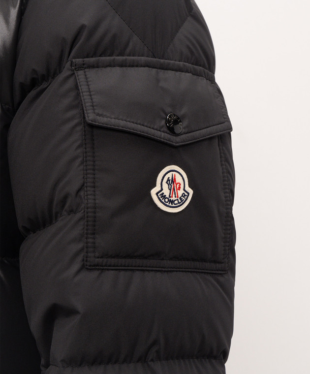 Moncler Чорний пуховик Moncler Maya L20911A00138597YX зображення 5
