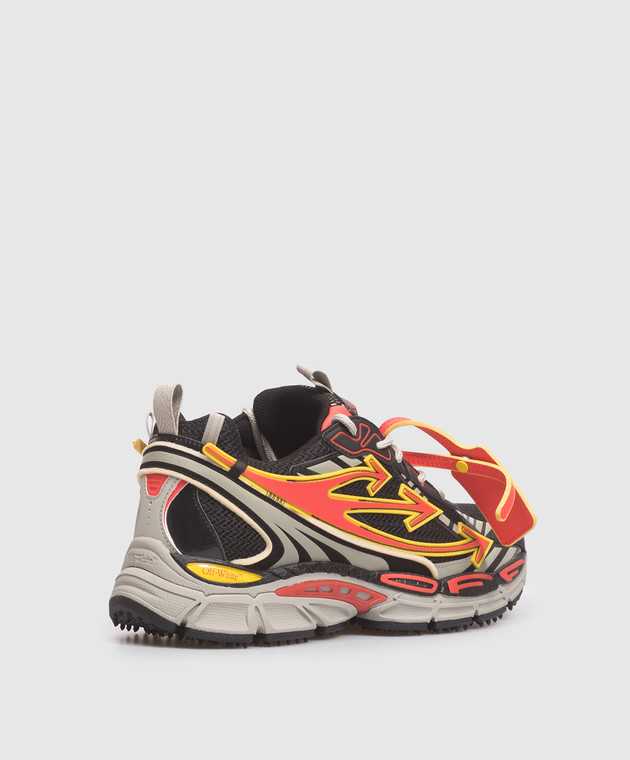 Off-White Черные кроссовки Be Right Back OMIA295S26FAB005 изображение 3