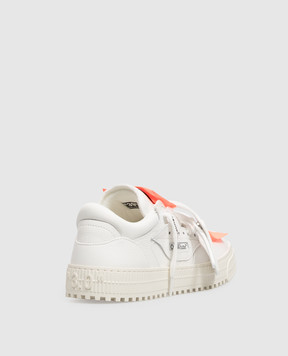 Off-White Белые комбинированные кроссовки 3.0 Court с брендовыми нашивками W28EC9L001