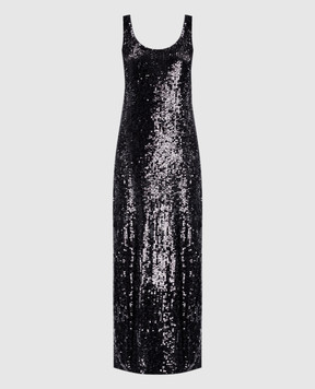 Simkhai Чорна сукня максі Bex в паєтки 5261192SS