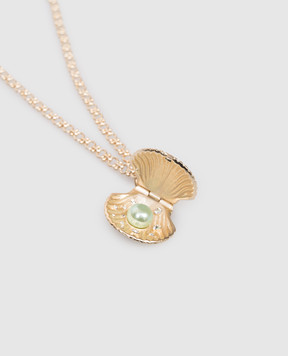 Oceanus Золотая цепочка Tivela с подвеской TIVELA