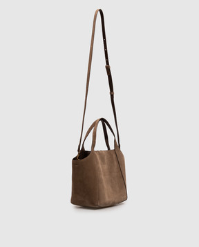 Brunello Cucinelli Коричневая замшевая сумка Storial MBDLB2840
