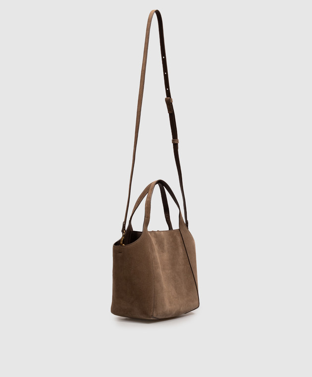 Brunello Cucinelli Коричневая замшевая сумка Storial MBDLB2840 изображение 3