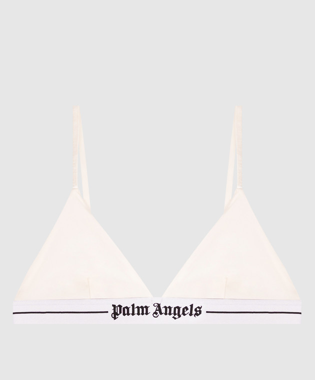Palm Angels Бралет цвета айвори с логотипом PLA1UWTP06SI
