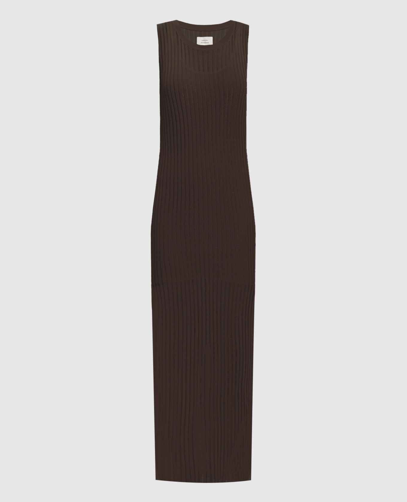 Коричневое платье ICARIA