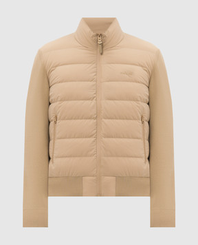 Mackage Бежева комбінована куртка HANEY-CITY HANEYCITYZZ