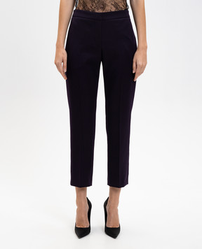 Alexander McQueen Фіолетові штани з вовни 830041QJAAC