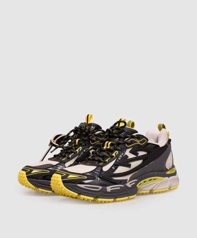 Off-White Кроссовки Be Right Back с фактурным патчем логотипа OMIA295F25FAB002 изображение 2