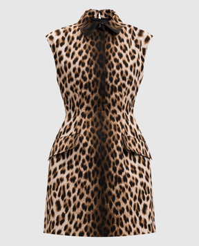 Max Mara Sportmax Платье SPXLONZA в леопардовый принт SPXLONZA