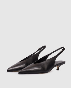 Aeyde Чорні шкіряні слінгбеки Camila PU0666001001126