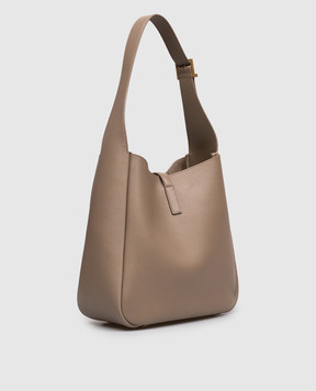 Saint Laurent Коричневая кожаная сумка LE 5À7 850533AAAUQ