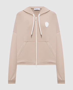 Brunello Cucinelli Бежевая спортивная куртка MG927VT406