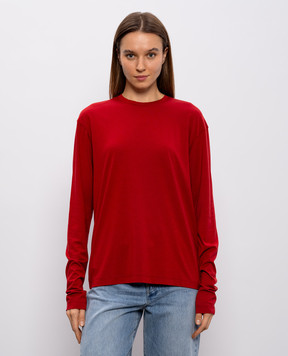 Toteme Червоний лонгслів 261WRT0588FB0419