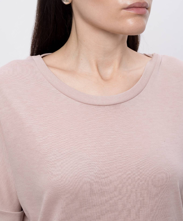 Herno Рожева футболка JG000312D52056 зображення 4