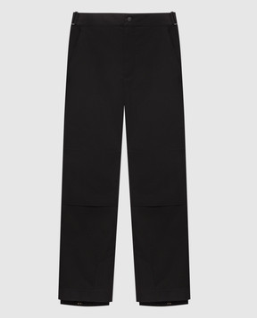 Moncler Grenoble Чорні гірськолижні штани з вовною L20972G00006599WZ