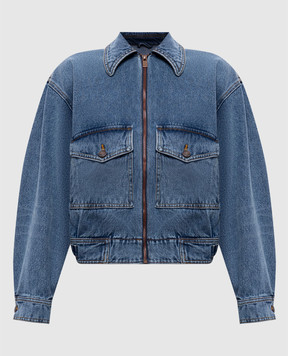 Magda Butrym Синяя джинсовая куртка DENIM08JACKET144426