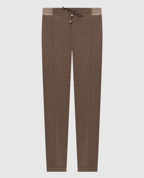 Doriani Cashmere Коричневі штани з вовни P161CSF19T125