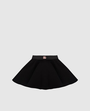 Dolce&Gabbana Дитяча чорна спідниця L54I67G7N9Q812+