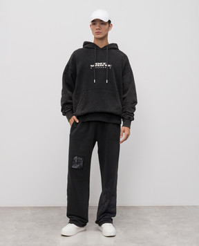 Off-White Сіре худі Xerox Star 44MBB085F5F005